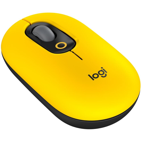 Мышь Logitech POP с кнопкой эмодзи желтая (910-006546) фото 2