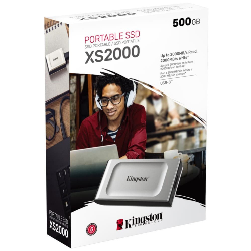 Внешний SSD Kingston XS2000 500 Гб (SXS2000/ 500G) (SXS2000/500G) фото 3