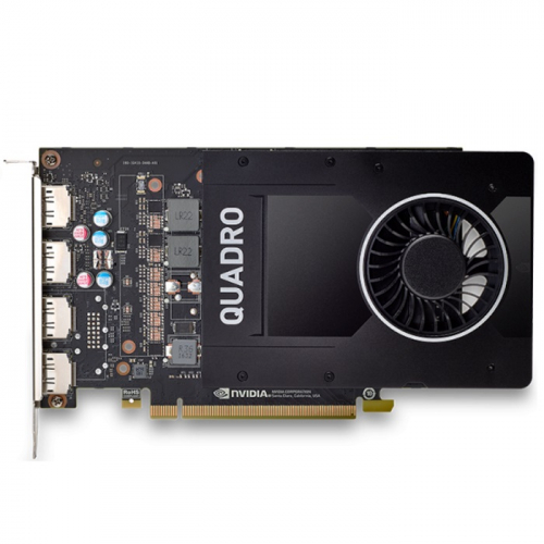 Видеокарта PNY, PCIE, Quadro P2000, 5GB, GDDR5, 160bit, 4xDP, DVI-D SL adapter, Bulk (VCQP2000BLK-1)