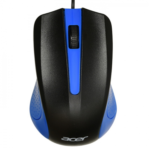 Мышь Acer OMW011 Wired, 1200dpi, USB, 3 but, Black/ blue (ZL.MCEEE.002)