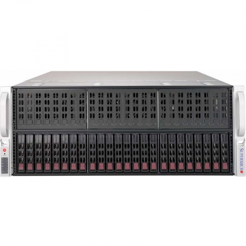 Серверная платформа Supermicro SuperServer 4029GP-TRT3/ noCPU(2x 3647)/ noRAM (x24)/ iC622/ noHDD (up 24SFF)/ 2x 10Gb/ 4x 800W (SYS-4029GP-TRT3) фото 2