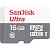 Карта памяти MicroSDHC 16GB Sandisk Class 10 + адаптер на SD (SDSQUNS-016G-GN3MA)