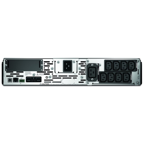 ИБП APC Smart-UPS X 2200VA/ 1980W, 2U/ Tower, Line-Interactive, LCD, 8x C13 (220-240V), 1x C19, SmartSlot, USB, EPO, HS repl. batt. (SMX2200RMHV2U) фото 5