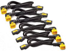 Power Cord Kit (6 ps), Locking, IEC 320 C13 to IEC 320 C14, 10A, 208/230V, 1,2 m (repl. AP8704S) (AP8704S-WW)