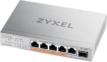 Коммутатор Zyxel XMG-105HP-EU0101F 5x2.5Гбит/ с 1SFP+ 4PoE++ 70W неуправляемый