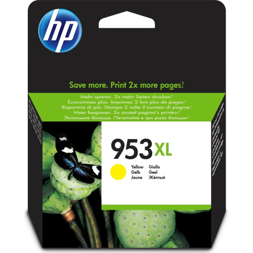 Картридж HP 953XL увеличенной емкости желтый / 1600 страниц (F6U18AE)