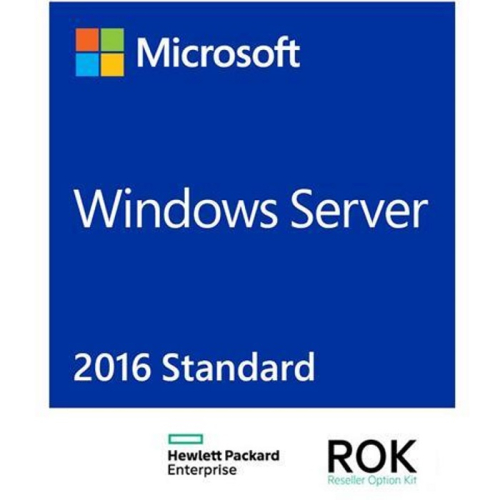 Лицензия HPE Windows Server 2016 Standard Edition, RU, 16-Core, ROK DVD (P00487-251)